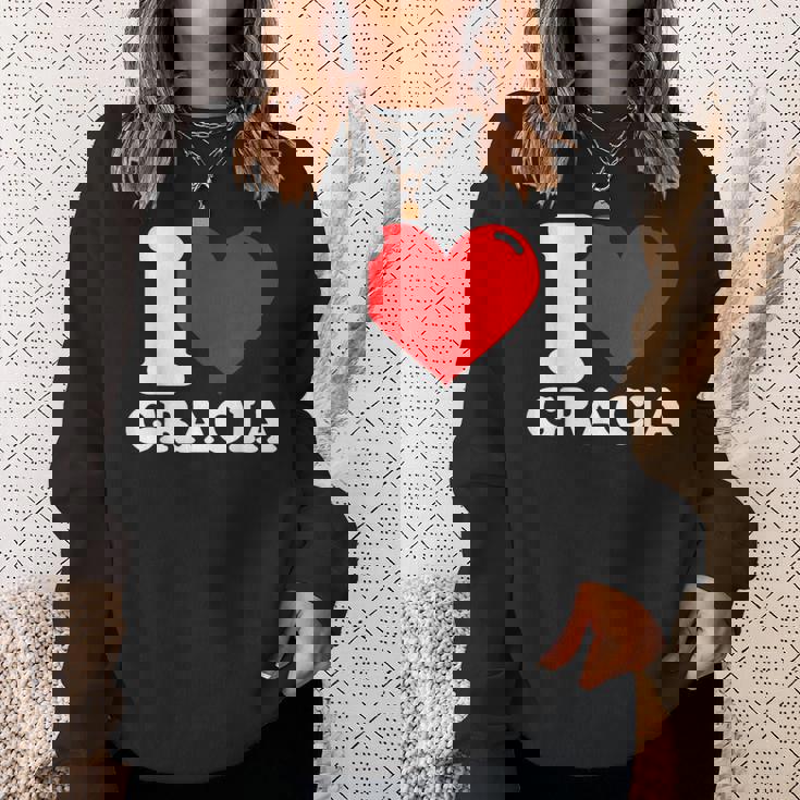 グレイシアが好き スウェットシャツ 彼女への贈り物