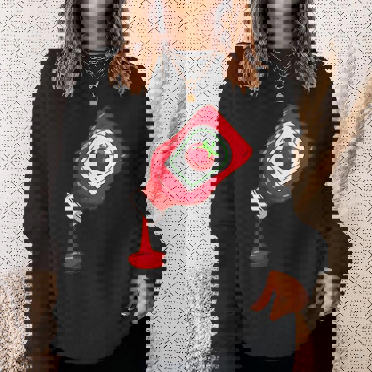 ケチャップをのせて面白いケチャップラバー スウェットシャツ 彼女への贈り物