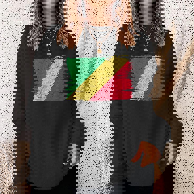 コンゴ民主共和国 旗 Democratic Republic Congo Flag Pride Proud スウェットシャツ 彼女への贈り物