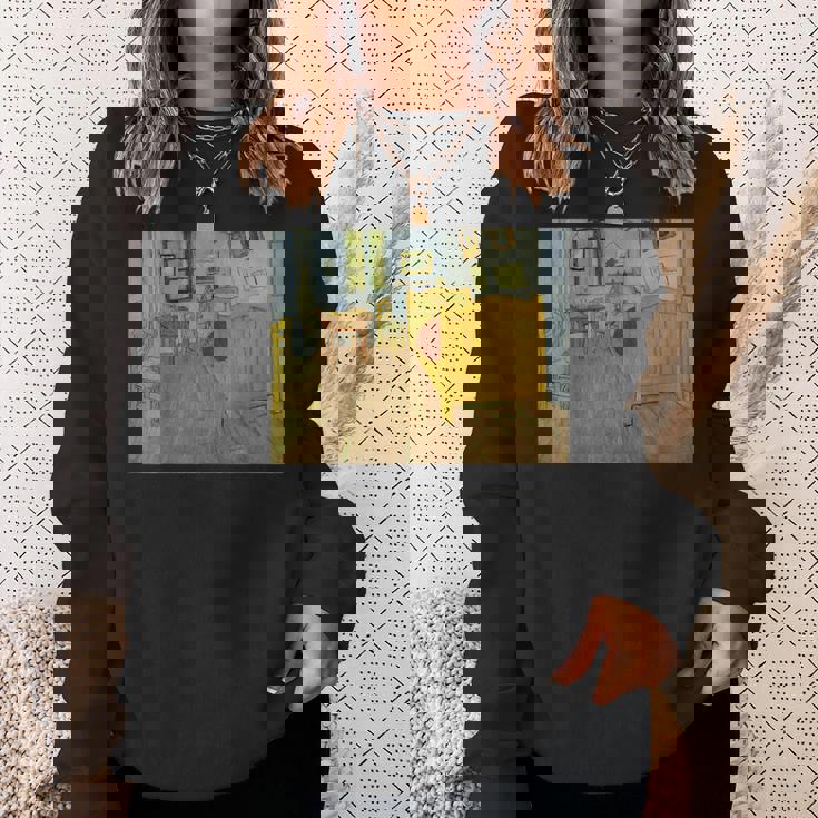 ゴッホ-アルルのベッドルーム スウェットシャツ 彼女への贈り物