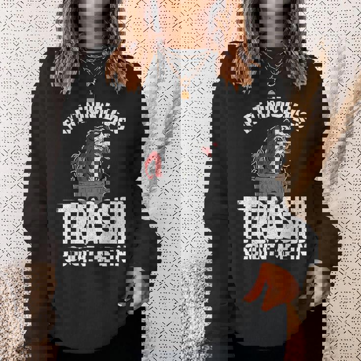 ゴミが関係するならオポッサムジョークでカウントしてくれポッサム スウェットシャツ 彼女への贈り物