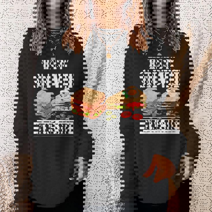 サンドイッチ服 This Is Myandwich Eating スウェットシャツ 彼女への贈り物