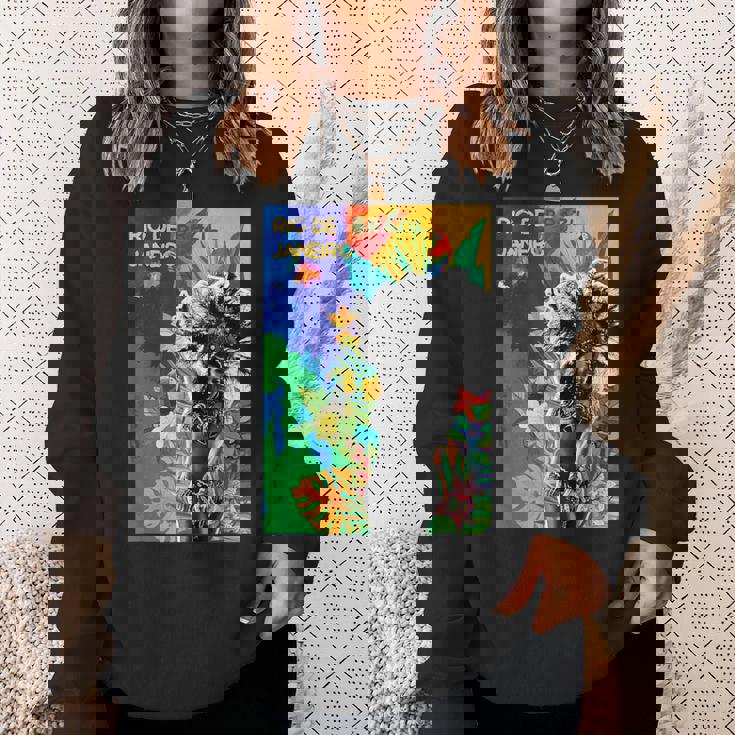 サンバダンサー ブラジル カーニバル リオデジャネイロ カラフル スウェットシャツ 彼女への贈り物