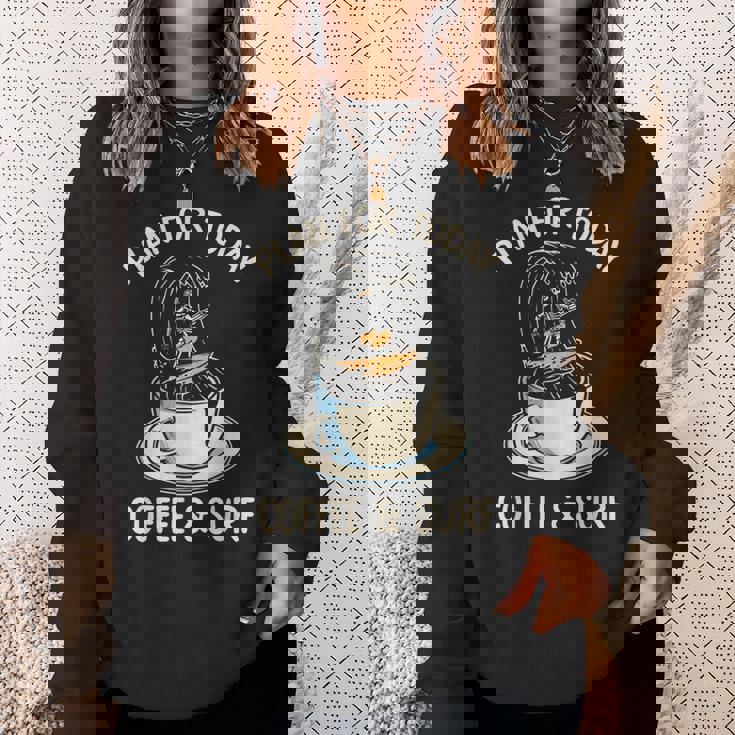 サーフィン スケルトン アパレル コーヒー サーフアパレル ハワイアンu スウェットシャツ 彼女への贈り物