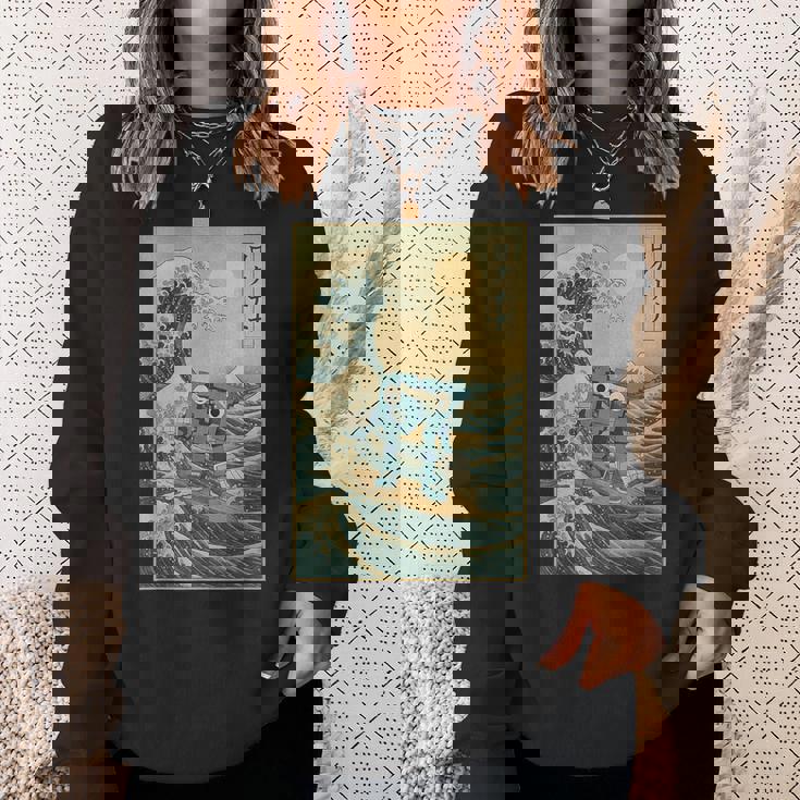 シックスセブン 6-7 神奈川沖大波 67 ブレインロットミーム スウェットシャツ 彼女への贈り物