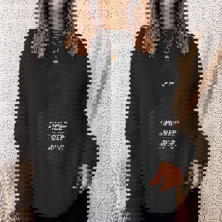 シャツは着たくない-ヴィンテージ・フィロソフィー・バートルビー スウェットシャツ 彼女への贈り物