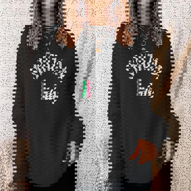 シラクサ シチリア バケーション お土産 レトロ シラクサ スウェットシャツ 彼女への贈り物