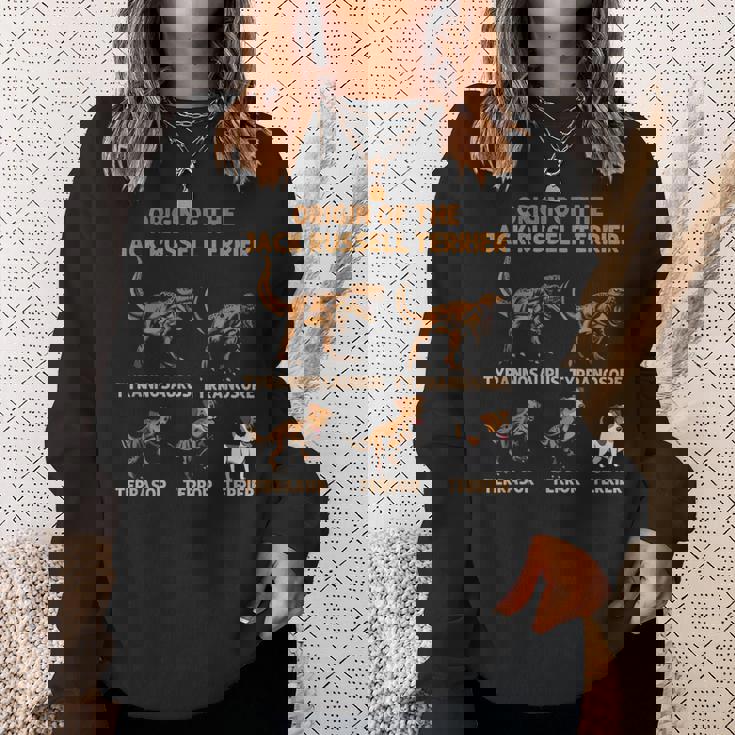 ジャック・ラッセル・テリア進化史犬の起源 スウェットシャツ 彼女への贈り物