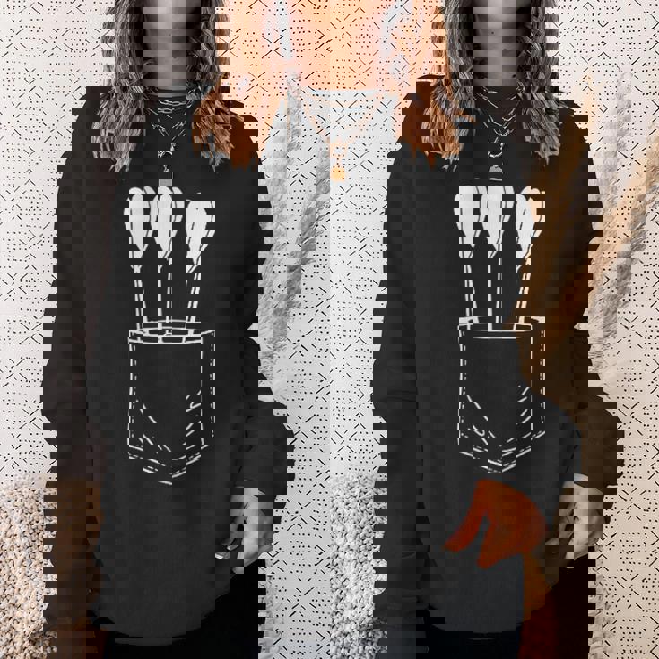 ダーツ ポケット 矢 ダーツ スウェットシャツ 彼女への贈り物