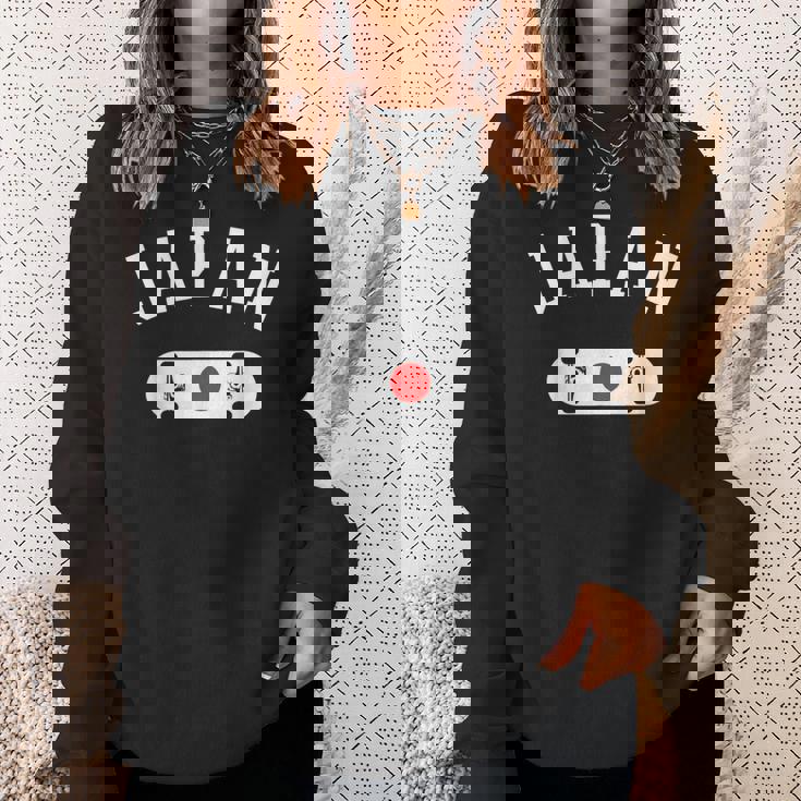 チームジャパンスケートボードジャージー日本国旗 スウェットシャツ 彼女への贈り物