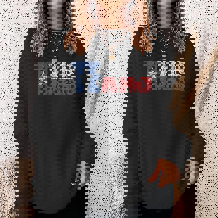 テキサスtシャツ レディース メンズ キッズ テキサス州旗 アンティーク調 スウェットシャツ 彼女への贈り物