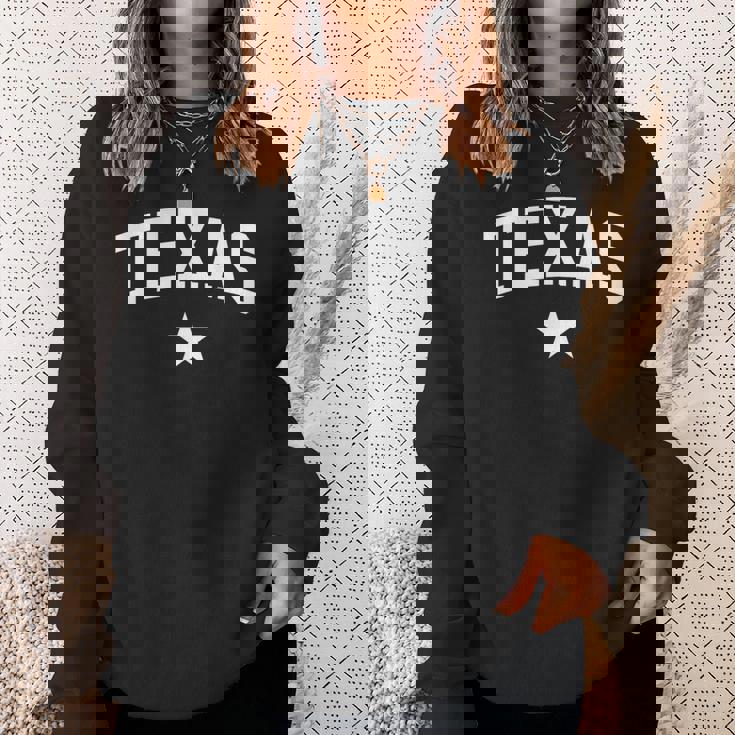 テキサス州立大学からのテキサスホームヴィンテージテキサスギフト。 スウェットシャツ 彼女への贈り物