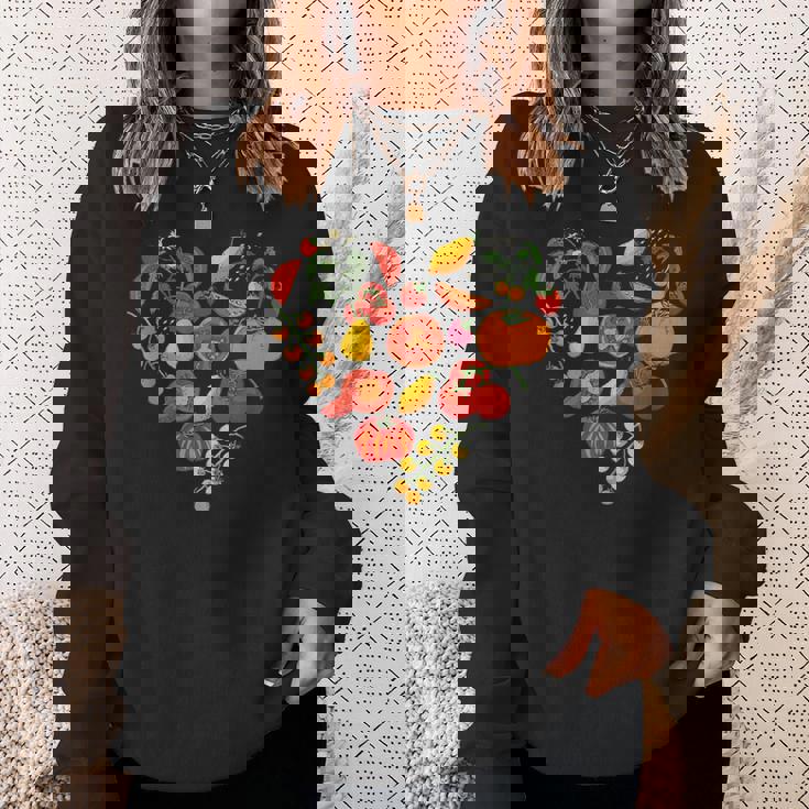 トマトラブ 野菜園芸 トマト スウェットシャツ 彼女への贈り物