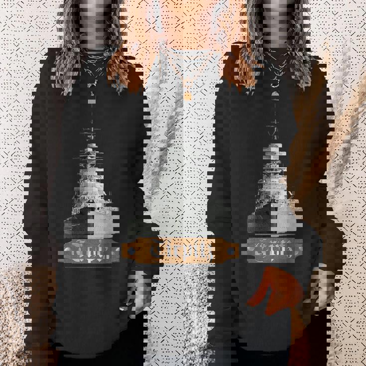 ドイツ戦艦ティルピッツ 第二次世界大戦海軍 スウェットシャツ 彼女への贈り物