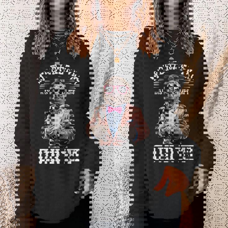 ナマケモノのスーツでおねしょの日々は恥ずかしいけど恥ずかしい。 スウェットシャツ 彼女への贈り物