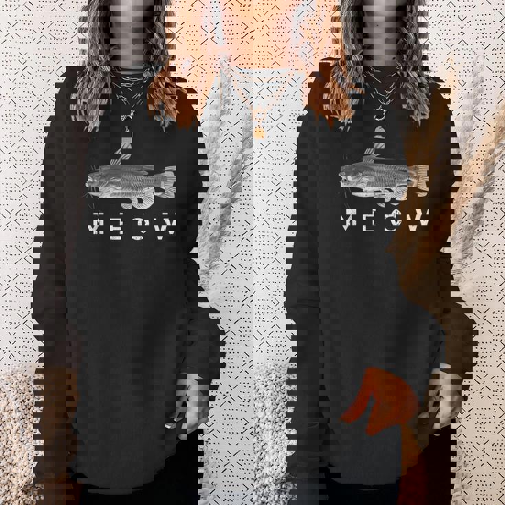 ナマズ シャツ ニャーファニー ナマズ フィッシング フィッシャーマン スウェットシャツ 彼女への贈り物