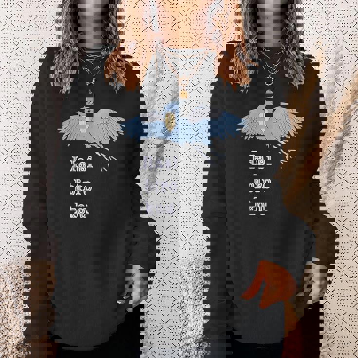 ハシビロコウさん 『いん ざ すかい』どうぶつフレンズ 動物園の生き物 大きな鳥 スウェットシャツ 彼女への贈り物