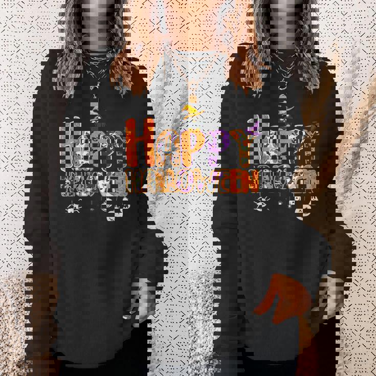 ハッピーハロウィンコスチューム かわいいパンプキン魔女 怖い秋 キッズ スウェットシャツ 彼女への贈り物