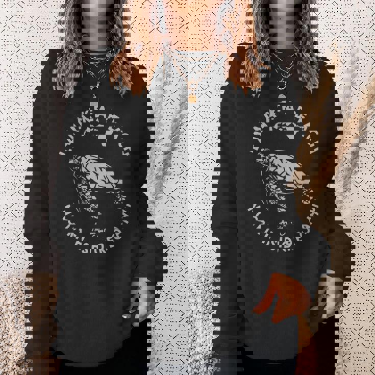 ハワイ ホヌ ウミガメ ラニアクア ビーチ ノースショア オアフ島 長袖tシャツ スウェットシャツ 彼女への贈り物