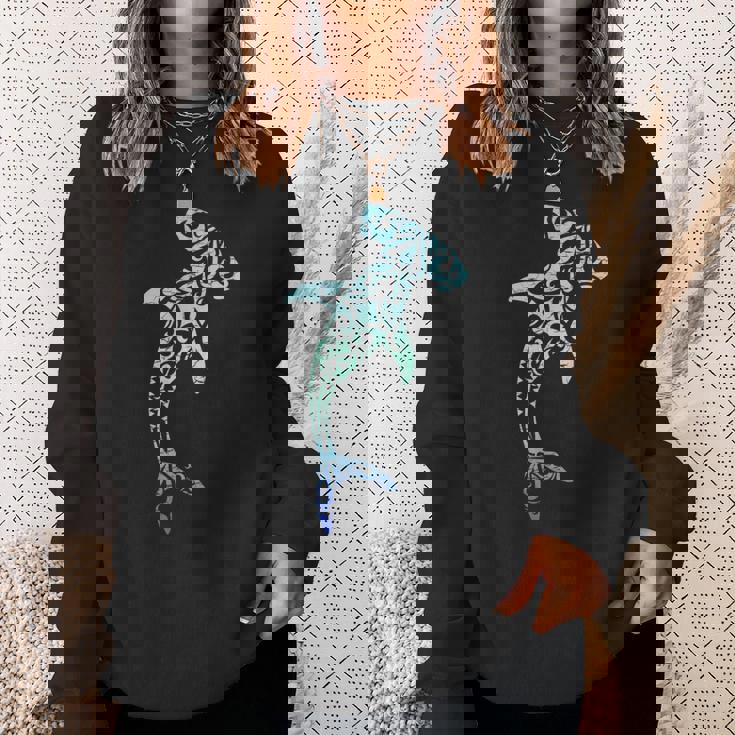 ハワイ ポリネシア トライバル シュモクザメ アロハステート スウェットシャツ 彼女への贈り物