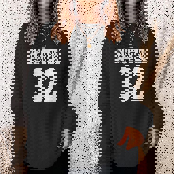 バスケットボール ナンバー32、私のお気に入りのバスケットボール選手番号 スウェットシャツ 彼女への贈り物