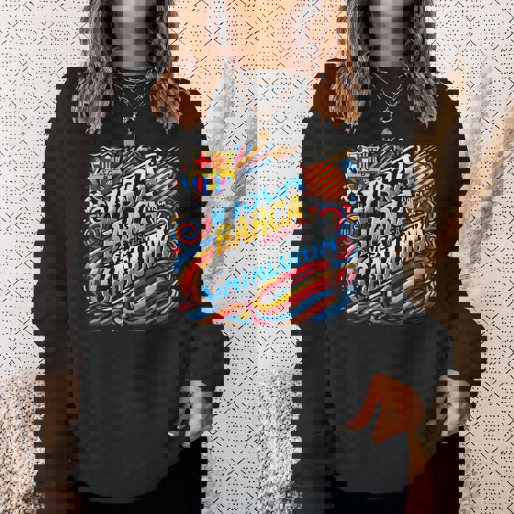 バルセロナ フットボール クラブ スペイン エスパーナ バルセロナ メンズ レディース スウェットシャツ 彼女への贈り物