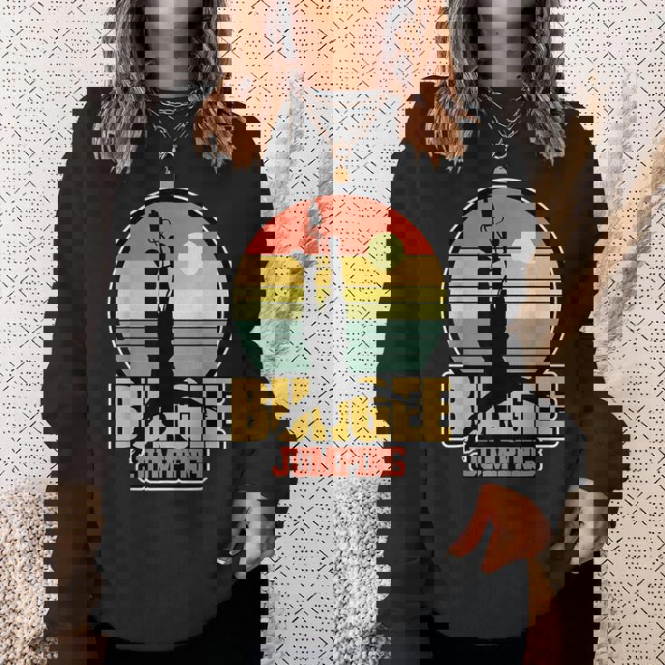 バンジージャンプ バンジージャンプ エクストリームスポーツファン スウェットシャツ 彼女への贈り物