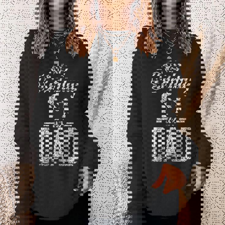 パパになって初めての誕生日 お父さん 父 パパ パーティー 誕生日 スウェットシャツ 彼女への贈り物