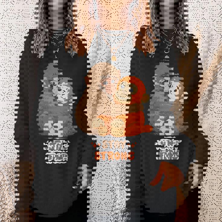 パンチパンチくん 寂しい動物園猿 スウェットシャツ 彼女への贈り物