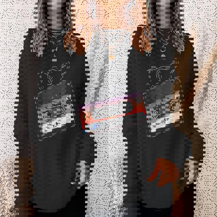 ビーチ ミックステープ ハワイアン アロハ パーム サンセット 80年代 スウェットシャツ 彼女への贈り物