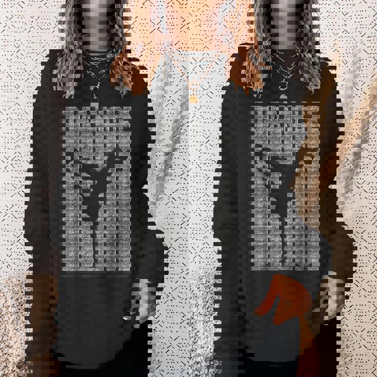 ブレイクダンス シャツ ヒップホップ ダンス イメージ シルエット ブレイクダンス スウェットシャツ 彼女への贈り物