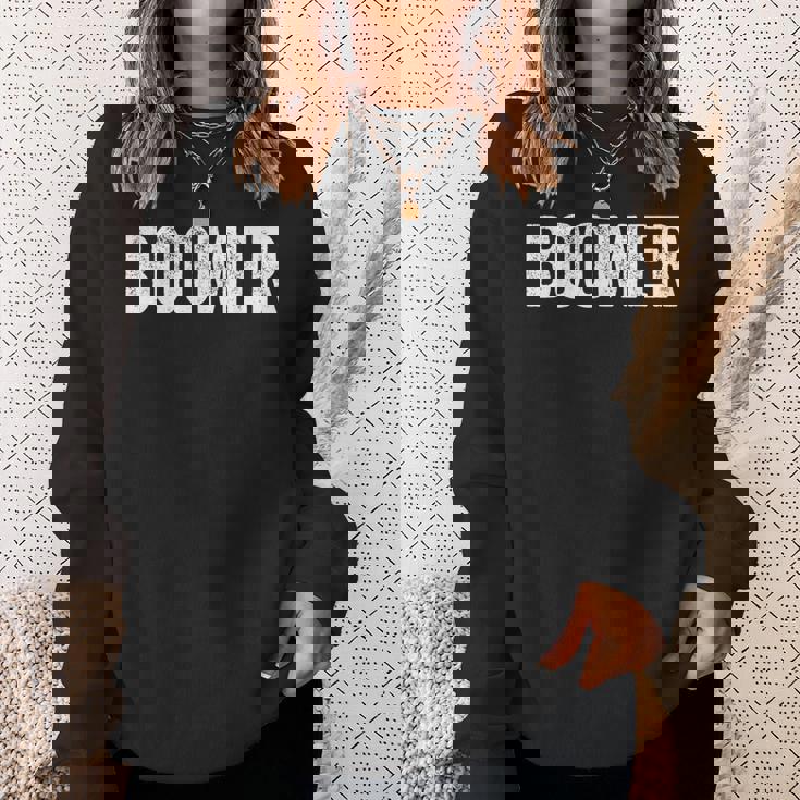 ブーマービンテージベビーブーマージェネレーションプラウドブーマー スウェットシャツ 彼女への贈り物