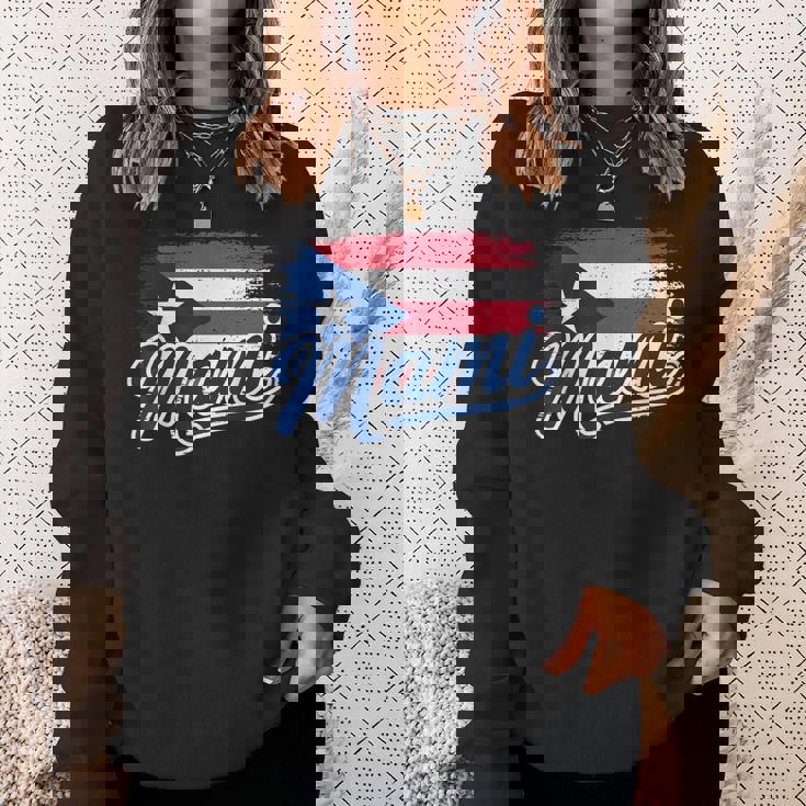 プエルトリコの母旗 プエルトリコ マミ プエルトリコ スウェットシャツ 彼女への贈り物