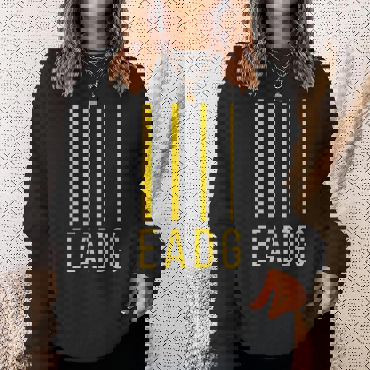 ベースプレーヤーギタリスト Eadg 4弦ベースギター スウェットシャツ 彼女への贈り物