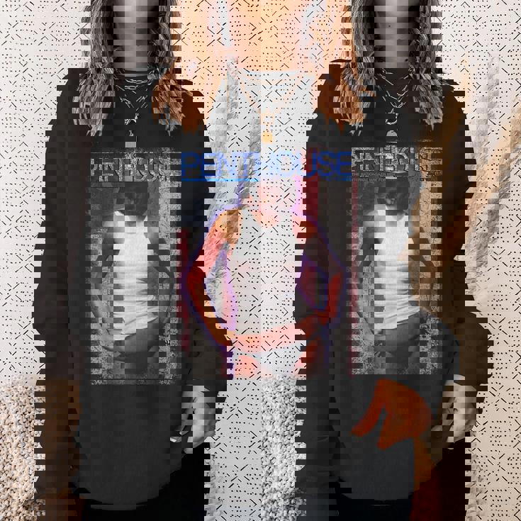 ペントハウスマガジン 1976年7月 ピンナップ ガール ヴィンテージ アメリカ国旗 スウェットシャツ 彼女への贈り物