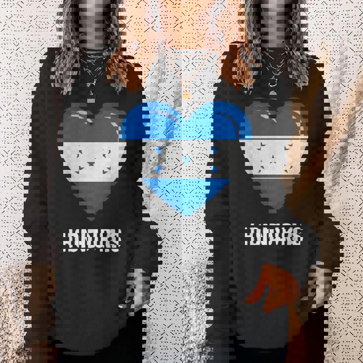 ホンジュラス国旗シャツ スウェットシャツ 彼女への贈り物