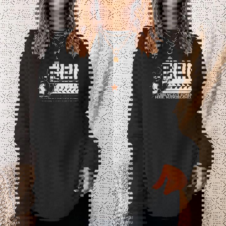 ボウラー メンズ レディース テンピン ワンスター 面白ボウリング スウェットシャツ 彼女への贈り物