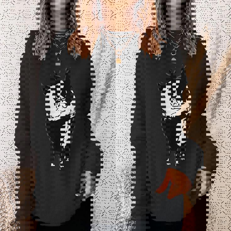 ボストンテリアハグ スウェットシャツ 彼女への贈り物