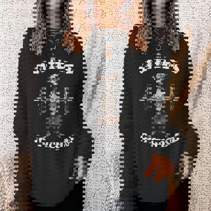 ポンピング ウェイトリフティング おもしろい イタリアングレイハウンド スウェットシャツ 彼女への贈り物