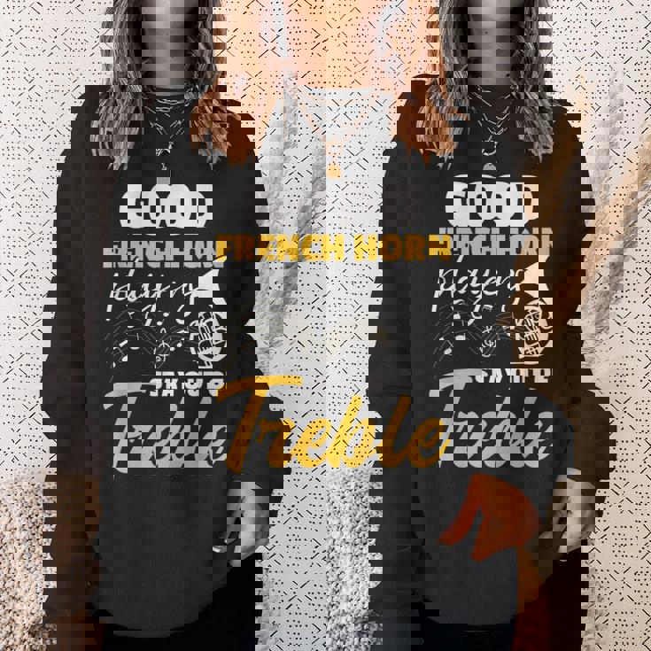 マーチング・フレンチ・ホルンバンド スウェットシャツ 彼女への贈り物