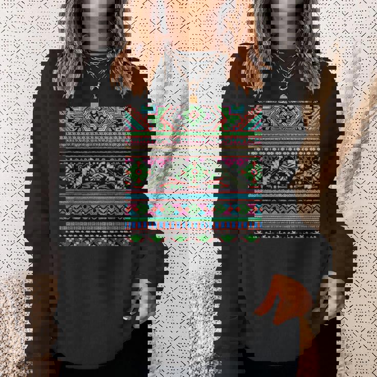 ミャオ族デザイン スウェットシャツ 彼女への贈り物