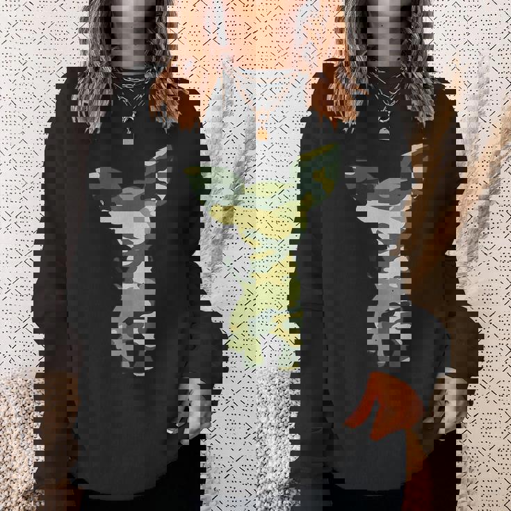 ミリタリー チワワ カモ メンズ プリント Us Dog Pup 退役軍人ギフト スウェットシャツ 彼女への贈り物