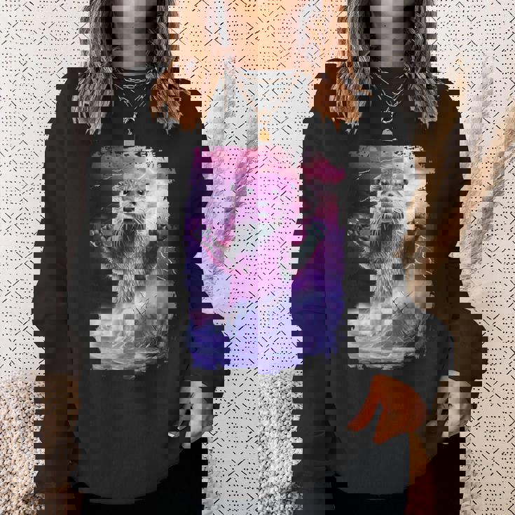 モンスター・クラーケン カワウソ神話 深海の生き物 スウェットシャツ 彼女への贈り物