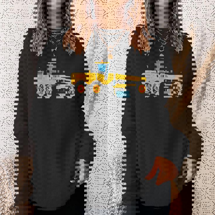 モーターグレーダー大好き、メンズ・ボーイズ・キッズ スウェットシャツ 彼女への贈り物