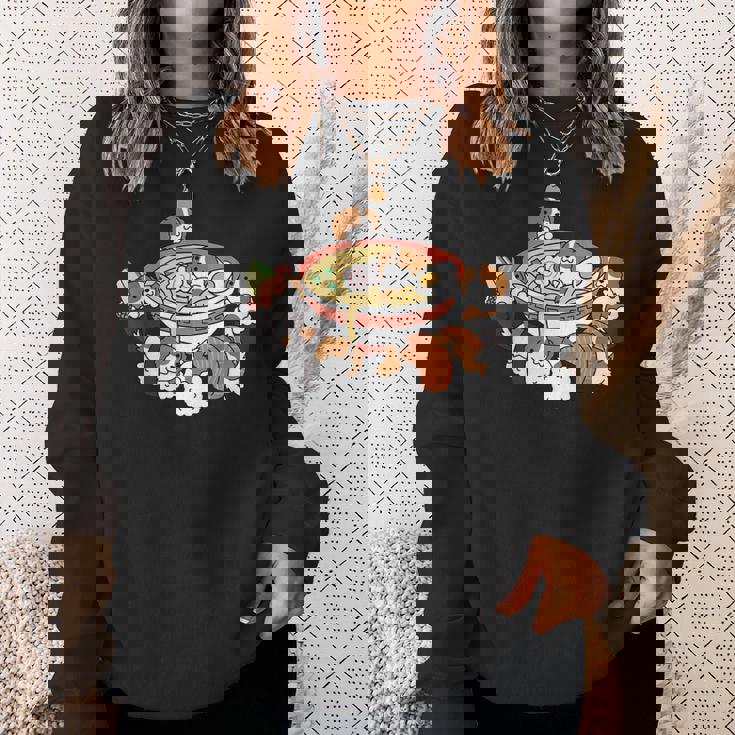 ラーメン寿司キャバリア・キング・チャールズ・スパニエル犬 スウェットシャツ 彼女への贈り物