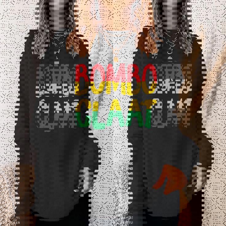 レゲエとジャマイカ Bombo Claat ラスタ ボンボクラット スウェットシャツ 彼女への贈り物