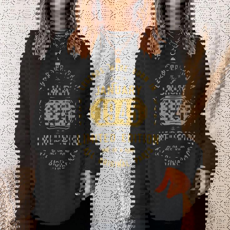 レジェンドは1945年一月生まれ 誕生日 スウェットシャツ 彼女への贈り物