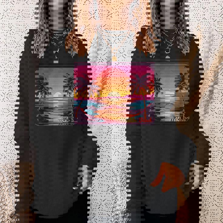 レトロ サンセット マリブビーチ スウェットシャツ 彼女への贈り物