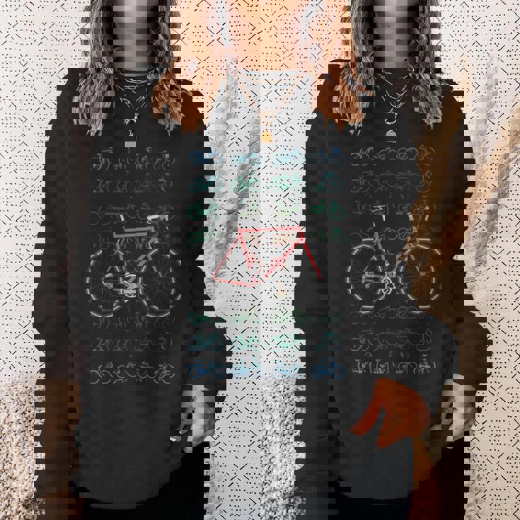 レース 道路 自転車 自転車 サイクリスト サイクリング バイキング 乗る ツアー 長袖tシャツ スウェットシャツ 彼女への贈り物