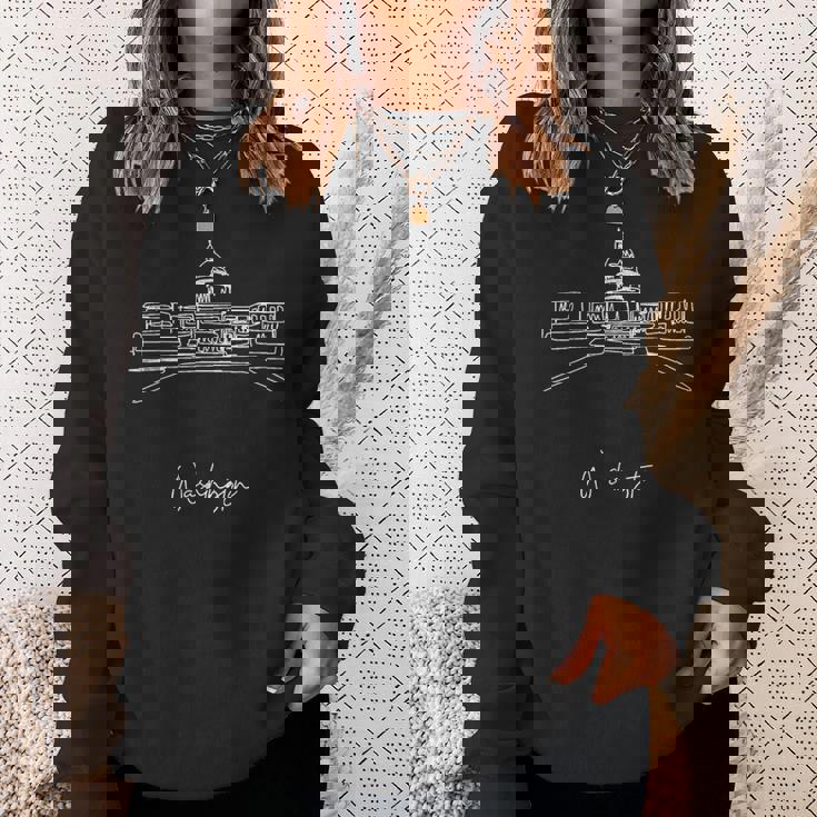 ワシントン Dc キャピトル ヒルのお土産 スウェットシャツ 彼女への贈り物